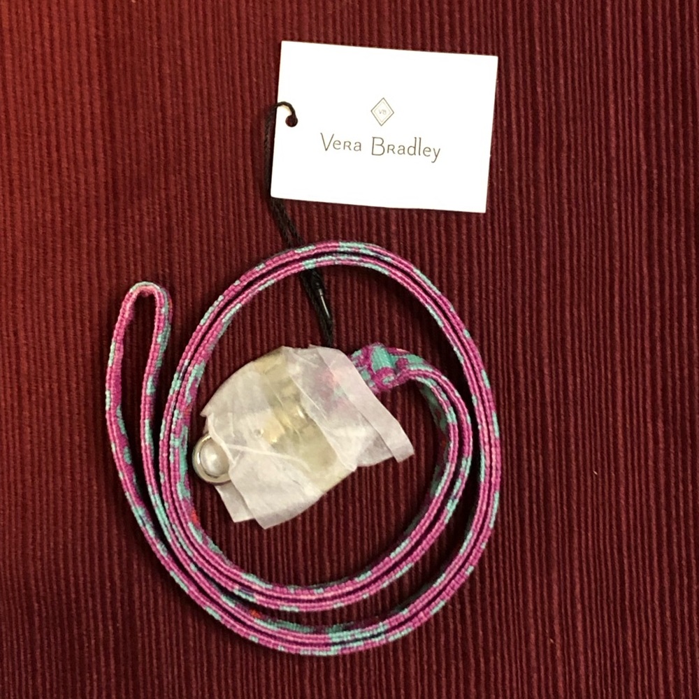 NWT Vera Bradley “Ditsy Dot” Lanyard